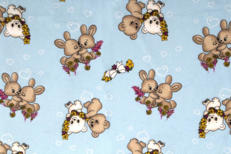 ΣΕΝΤΟΝΑΚΙ ΛΙΚΝΟΥ bebe Little Brothers 147 80X110 Sky blue Flannel Cotton 100% 4597236