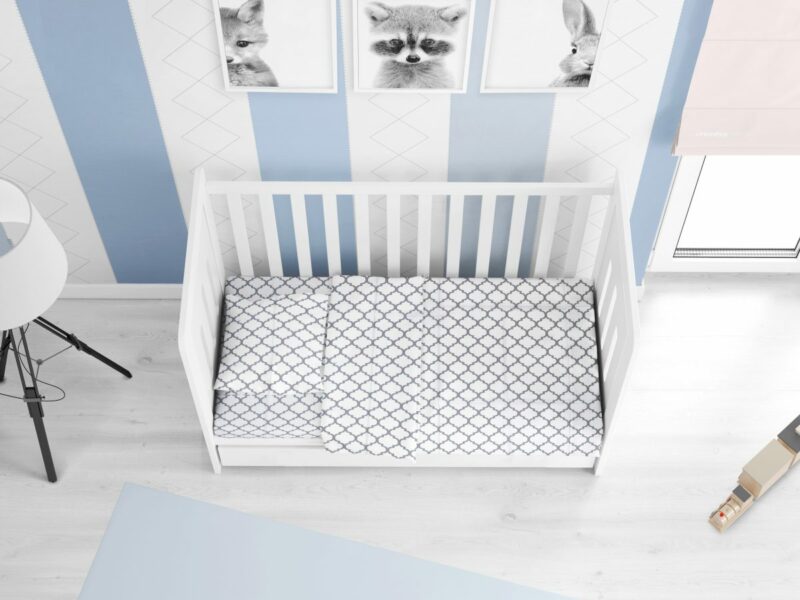 ΣΕΝΤΟΝΙΑ ΕΜΠΡΙΜΕ ΣΕΤ 3 τεμ bebe Windows 136 120X160 White Cotton 100% 4238533