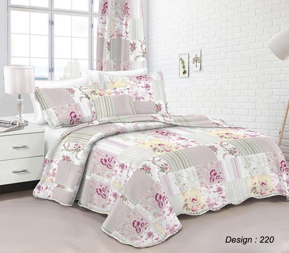 ΚΟΥΒΕΡΛΙ ΣΕΤ 2 τεμ ΕΜΠΡΙΜΕ 220 160X220 Micro Polyester