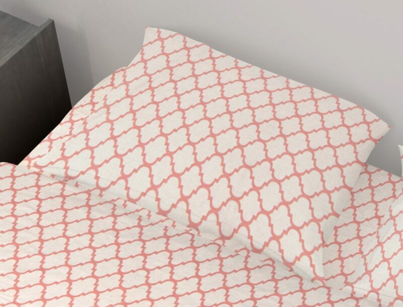 ΜΑΞΙΛΑΡΟΘΗΚΗ ΕΜΠΡΙΜΕ Windows 161 50X70 White-Coral Cotton 100%