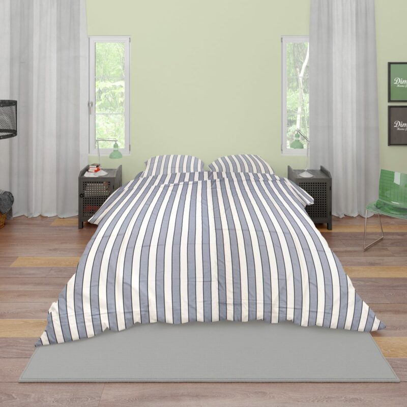 ΣΕΝΤΟΝΙΑ ΒΑΜΒΑΚΟΣΑΤΕΝ ΣΕΤ 2 τεμ. Navy 158 160X240 Cotton 100% 5304745