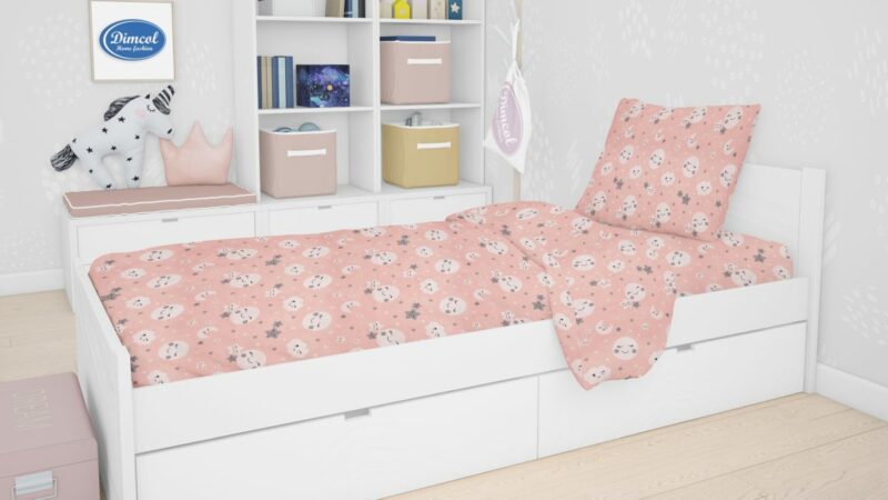 ΣΕΝΤΟΝΙΑ ΕΜΠΡΙΜΕ ΣΕΤ 2 τεμ kids Smile 82 160X240 Coral Cotton 100% 3541953