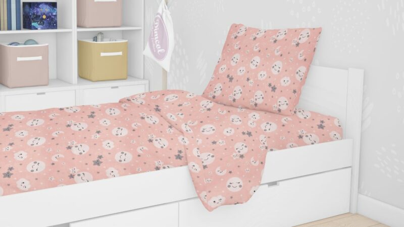 ΣΕΝΤΟΝΙΑ ΕΜΠΡΙΜΕ ΣΕΤ 2 τεμ kids Smile 82 160X240 Coral Cotton 100% 3541955