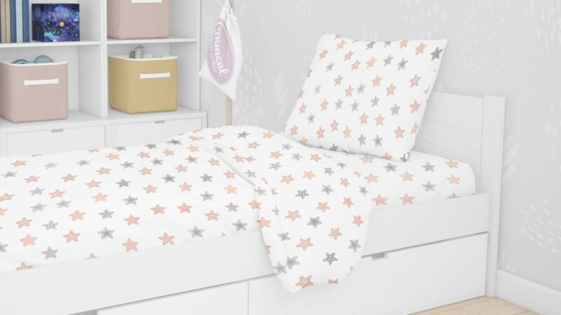 ΣΕΝΤΟΝΙΑ ΕΜΠΡΙΜΕ ΣΕΤ 2 τεμ kids Star 103 160X240 Grey Cotton 100% 3541969