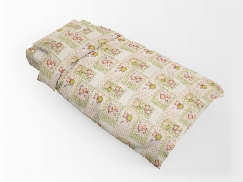 ΣΕΝΤΟΝΙΑ ΕΜΠΡΙΜΕ ΣΕΤ 3 τεμ kids Baloon 76 160Χ240 Beige Flannel cotton 100% 3542027