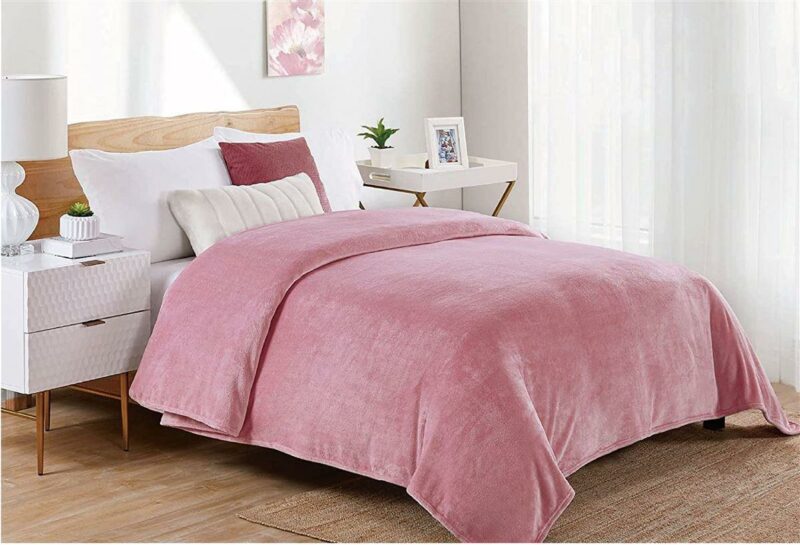 ΚΟΥΒΕΡΤΑ CORAL FLEECE Polyester 220X240 Μονόχρωμη 01 Cashmere Pink 3542505