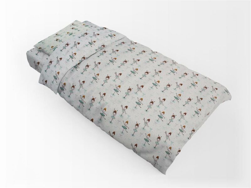 ΣΕΝΤΟΝΙΑ ΕΜΠΡΙΜΕ ΣΕΤ 3 τεμ kids Μπαλαρίνα 166 160Χ240 Green Flannel Cotton 100% 3542589