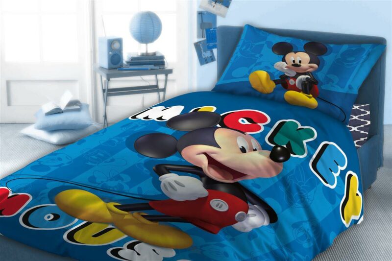 ΠΑΠΛΩΜΑΤΟΘΗΚΗ ΣΕΤ 2 τεμ DISNEY MICKEY 860 160Χ240 Digital Print Cotton 100% 3542670