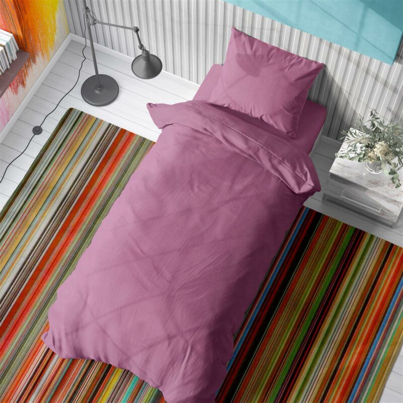 ΠΑΠΛΩΜΑΤΟΘΗΚΗ Solid 492 160Χ240 Lila Cotton 100% 3542900
