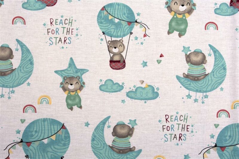 ΠΑΝΑ ΧΑΣΕΣ bebe Reach the stars 192 80X80 Green Cotton 100% 3543056