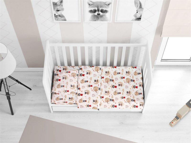 ΣΕΝΤΟΝΙΑ ΕΜΠΡΙΜΕ ΣΕΤ 3 τεμ bebe Reach the stars 190 120X160 Beige Cotton 100% 3543122