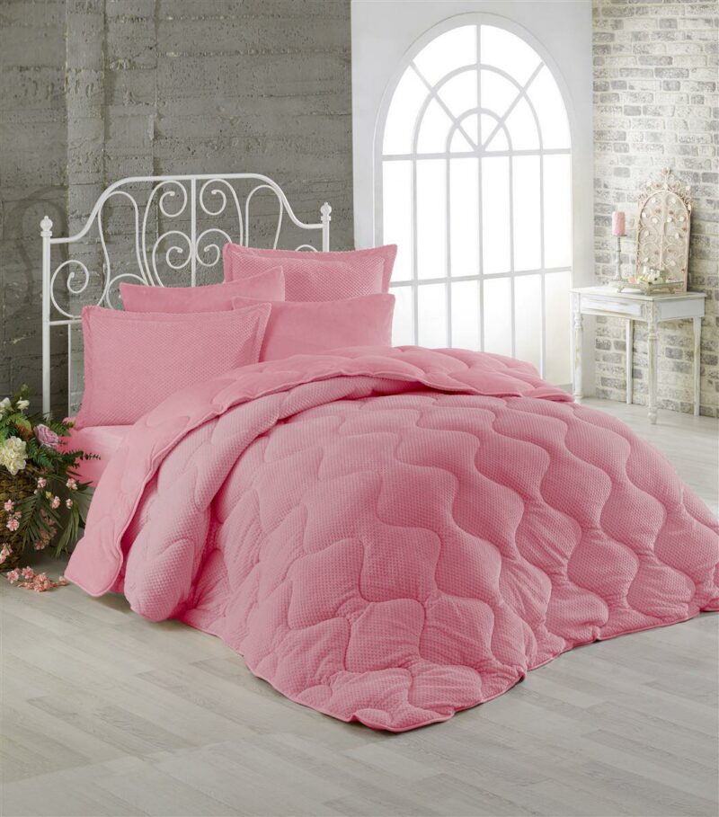 ΚΟΥΒΕΡΤΟΠΑΠΛΩΜΑ Γούνα-Fleece 680 gsm 1920 Pink C12 220X240 Polyester 3543793