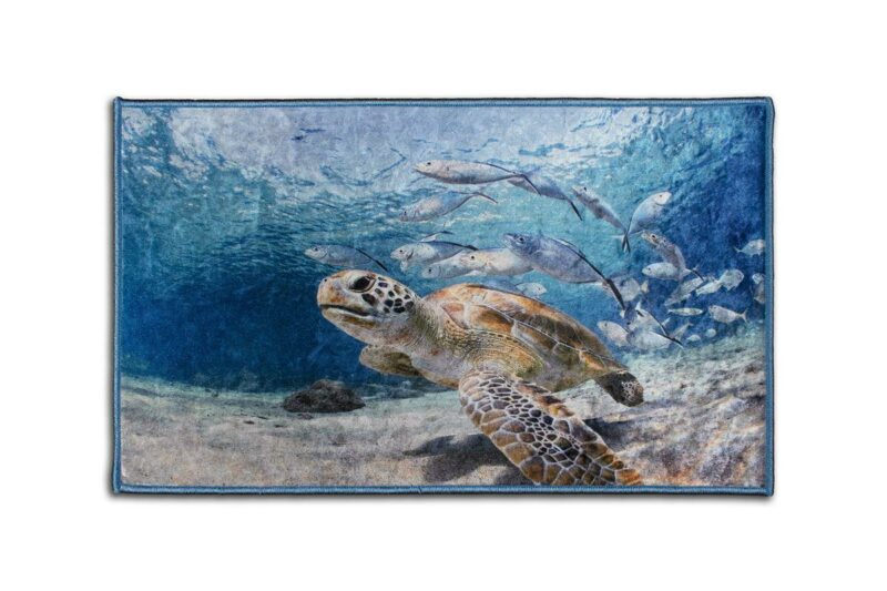 ΑΝΤΙΟΛΙΣΘΗΤΙΚΟ ΠΑΤΑΚΙ Sea Turtle 261 50X85 Polyester 100%