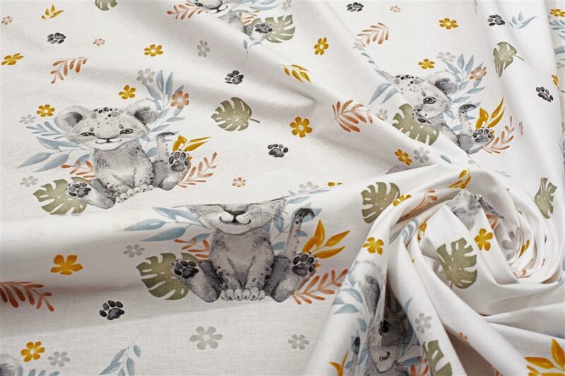 ΣΕΝΤΟΝΙΑ ΕΜΠΡΙΜΕ ΣΕΤ 2 τεμ kids Lion Cub 531 160X240 Grey 100% Cotton 4461106
