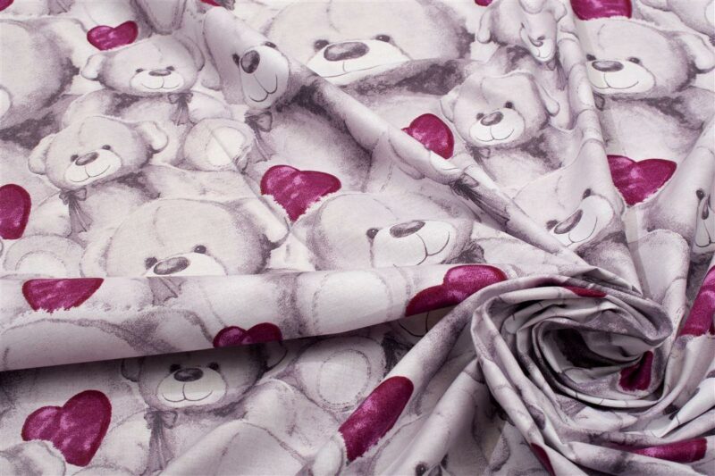 ΣΕΝΤΟΝΙΑ ΕΜΠΡΙΜΕ ΣΕΤ 3 τεμ bebe Teddy Bear 536 120X160 Purple 100% Cotton