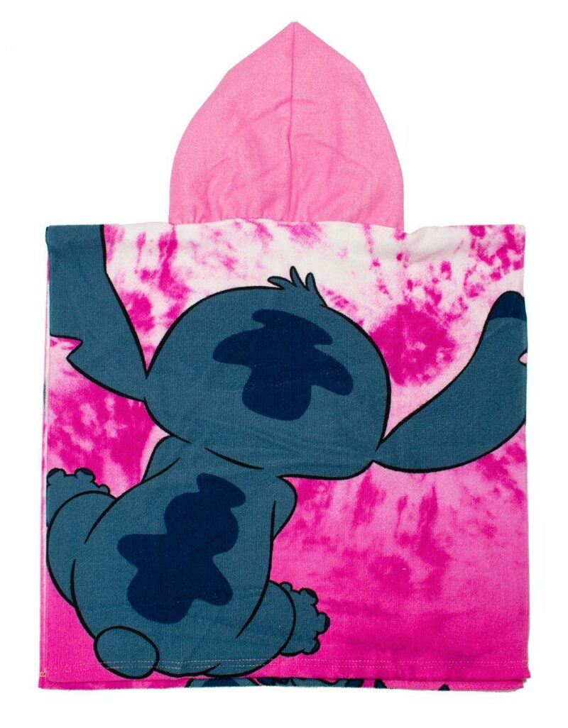Πόντσο Θαλάσσης Quick Dry Disney Home Lilo & Stitch 22 50X100 Pink 100% Microfiber