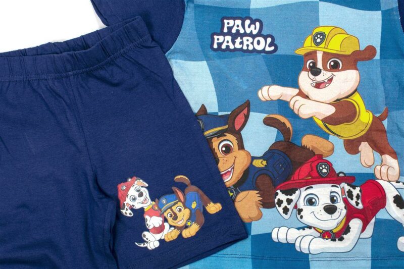Ρουχαλάκια Καλοκαιρινά Σετ 2 Τεμ. Nickelodeon Paw Patrol 100% Cotton Jersey