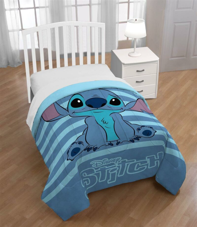 Πάπλωμα Disney Home Lilo & Stitch 43 160X240 Sky Blue 100% Microfiber