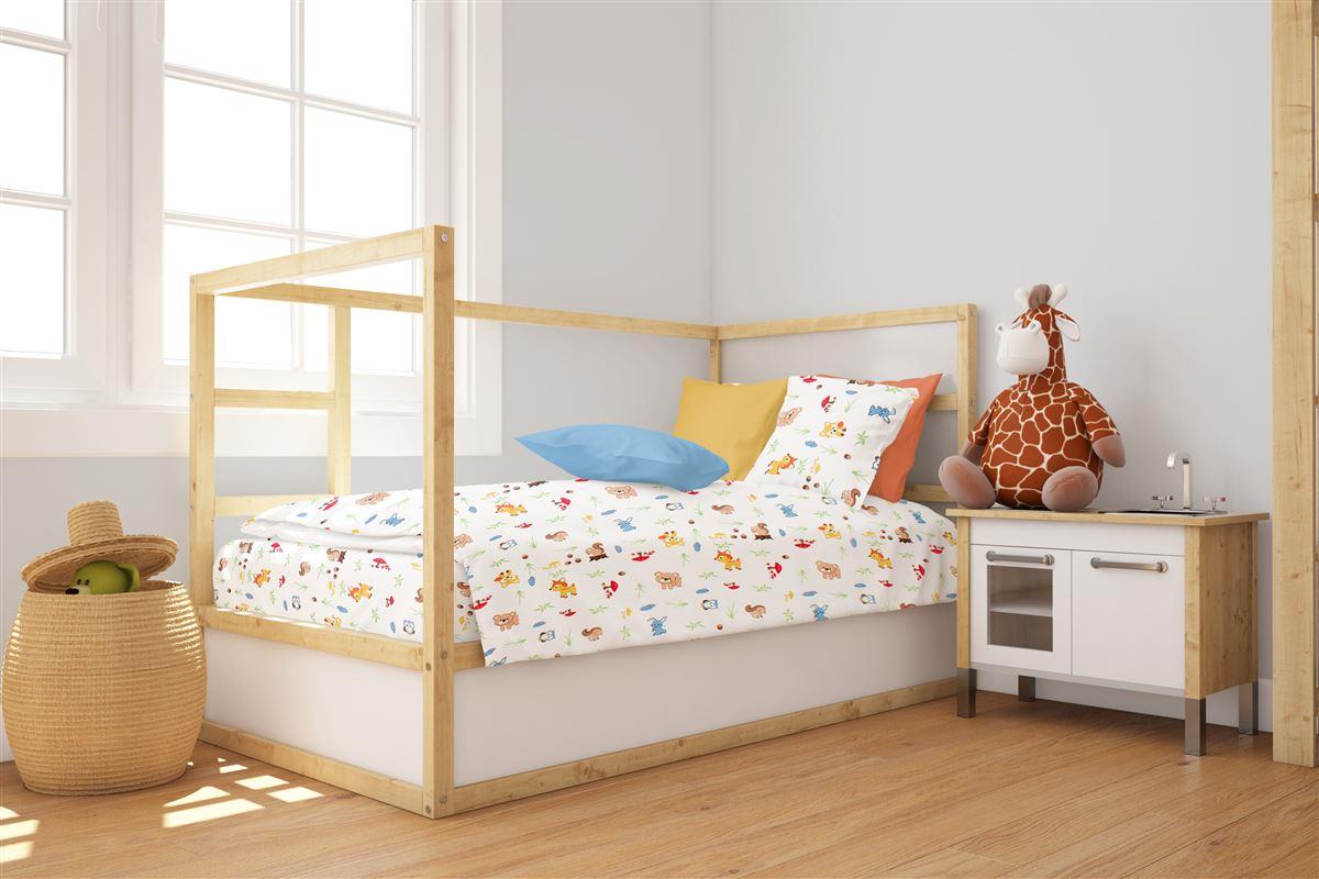 Παπλωματοθήκη Εμπριμέ bebe Forest Animals 570 120X160 W