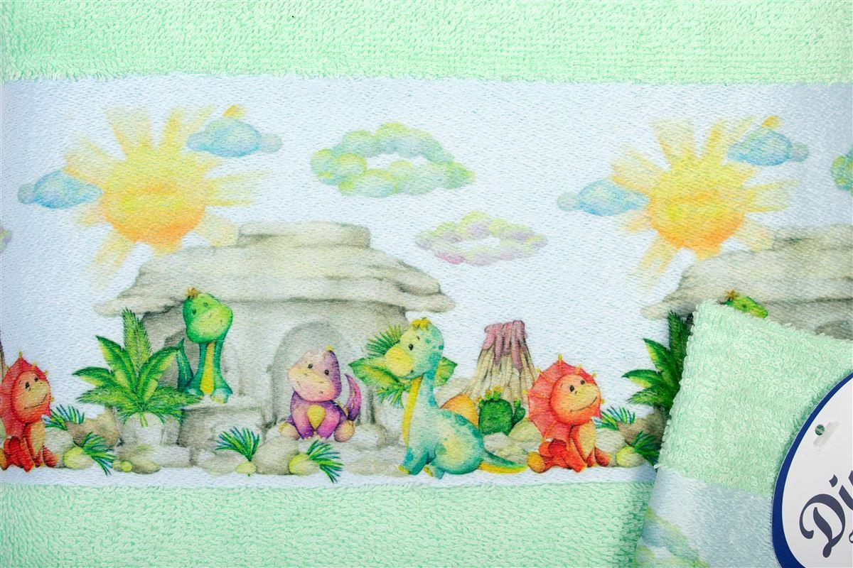 Πετσέτα Σετ 2 τεμ Με Ψηφιακή Εκτύπωση bebe Dinosaurs 313 30X50