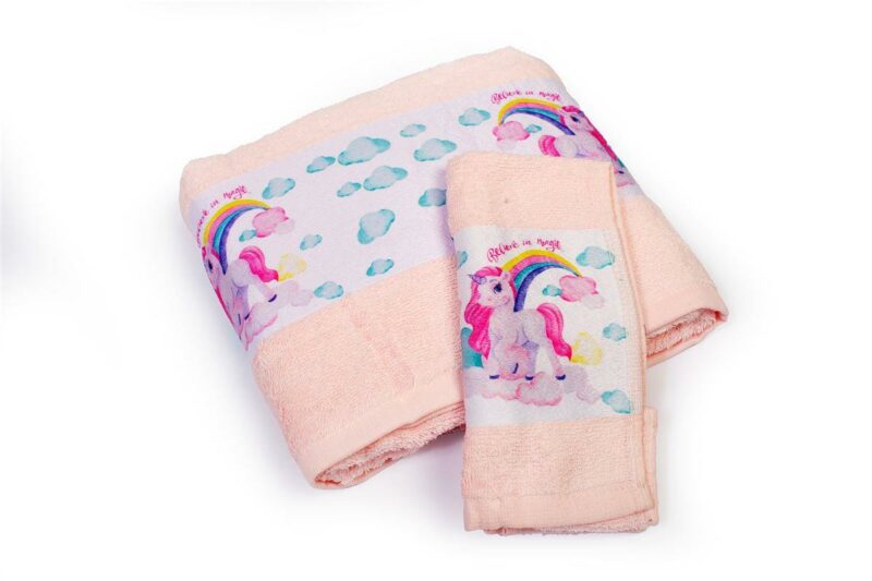 Πετσέτα Σετ 2 τεμ Με Ψηφιακή Εκτύπωση bebe Magic Unicorn 315 30X50 5175149