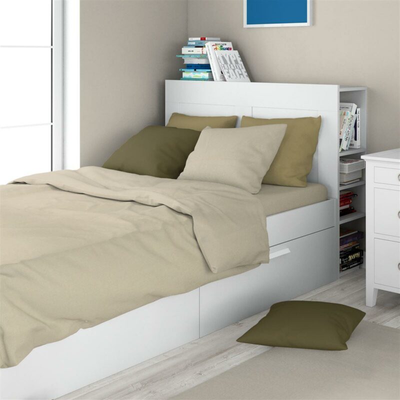 Σεντόνι 1 τεμ Solid 502 160X240 Beige 100% Cotton 5175523