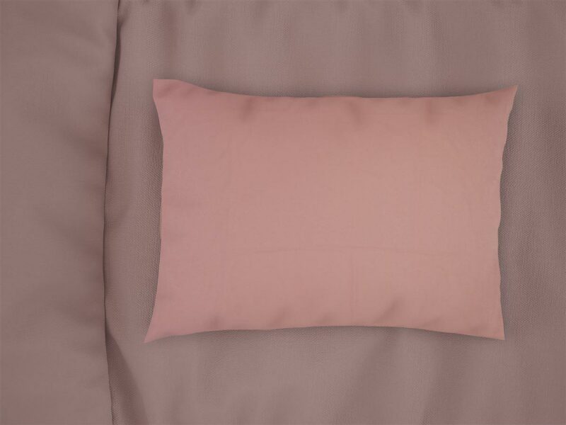 Μαξιλαροθήκη bebe Solid 503 35X45 Dusty Rose 100% Cotton 3972665