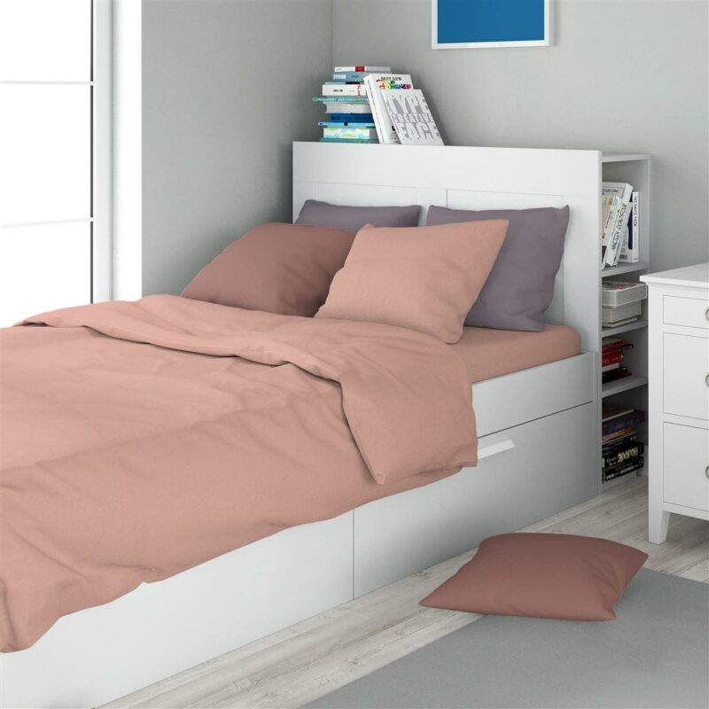 Σεντόνι 1 τεμ Solid 503 160X240 Dusty Rose 100% Cotton 5175902