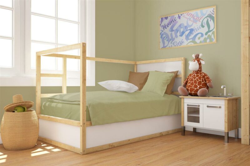 Πάπλωμα bebe Solid 504 120X160 Olive 100% Cotton 4227845