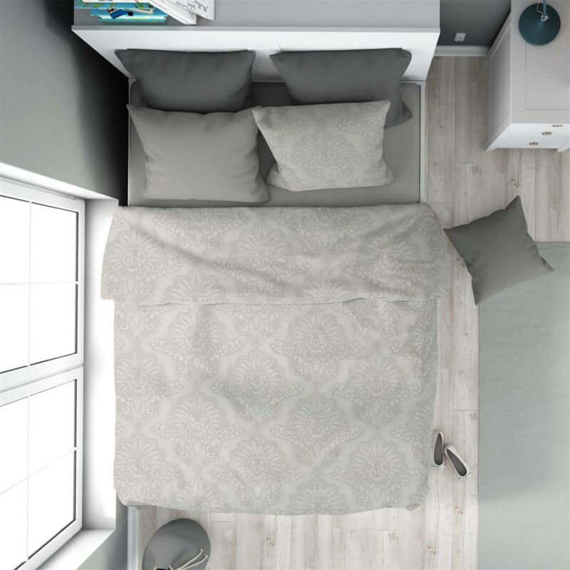 Πάπλωμα Εμπριμέ Άρτεμις 701 160X240 Grey 100% Cotton 5946125