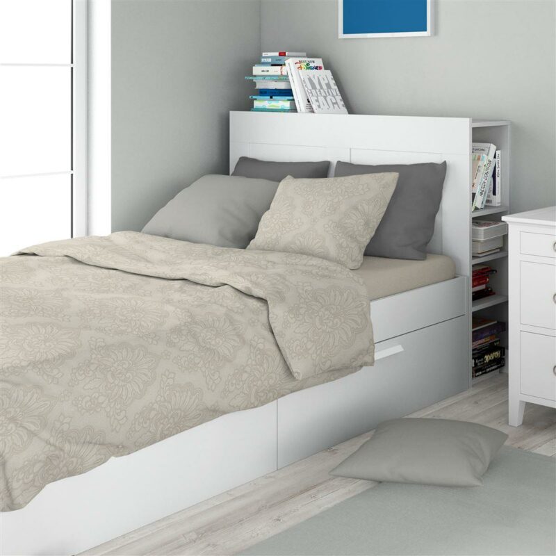 Σεντόνια Εμπριμέ Σετ 3 τεμ Άρτεμις 702 160X240 Beige 100% Cotton 5588078