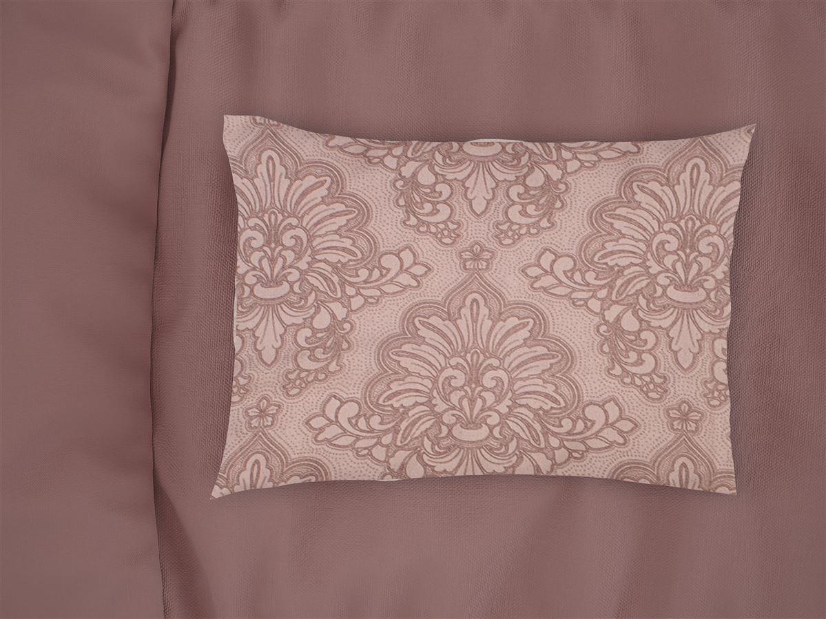 Μαξιλαροθήκη Εμπριμέ Άρτεμις 703 50X70 Dusty Rose 100% Cotton