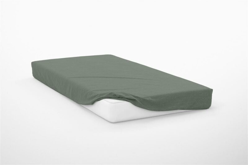 Σεντόνι Με Λάστιχο 1 τεμ. Exotic Line 160X200+30 Olive 100% Cotton 5176367