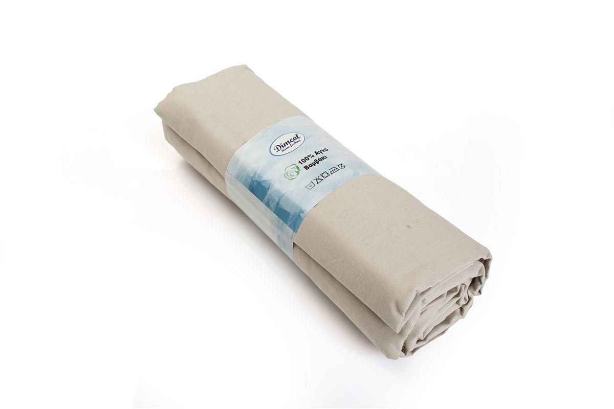 Σεντόνι Με Λάστιχο 1 τεμ. Exotic Line 180X200+30 Beige 100% Cotton - Image 3