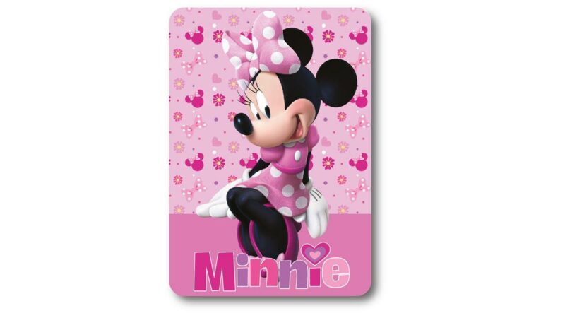 Κουβέρτα Fleece Disney Home Minnie 37 100X140 Pink 100% Polyester 4556787