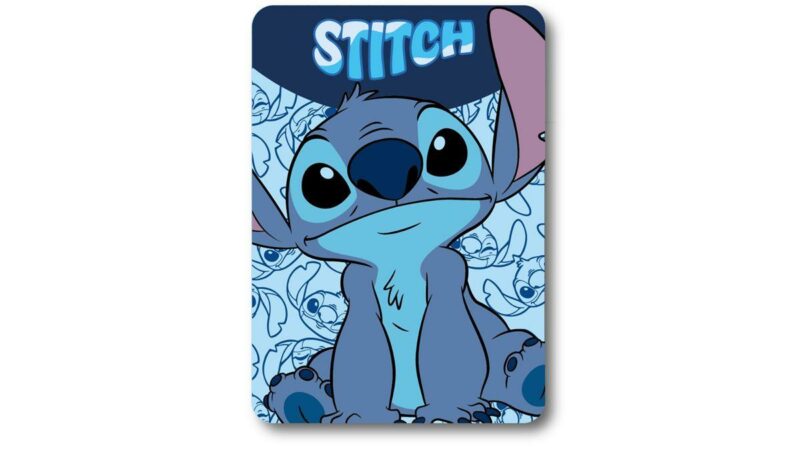 Κουβέρτα Fleece Disney Home Stitch 70 100X140 Sky Blue 100% Polyester 4556785
