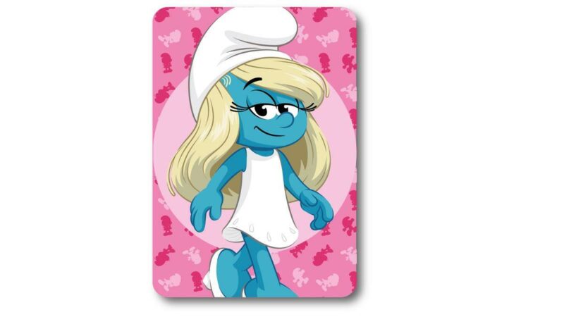 Κουβέρτα Fleece Peyo Smurfs 12 100X140 Pink 100% Polyester 4556793