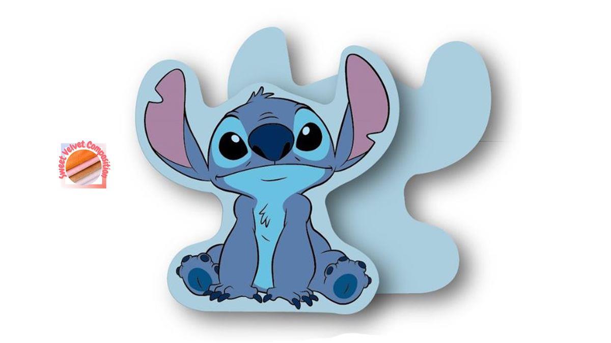 Mini Μαξιλάρι 3D Disney Home Stitch 85 15 cm Sky Blue 1