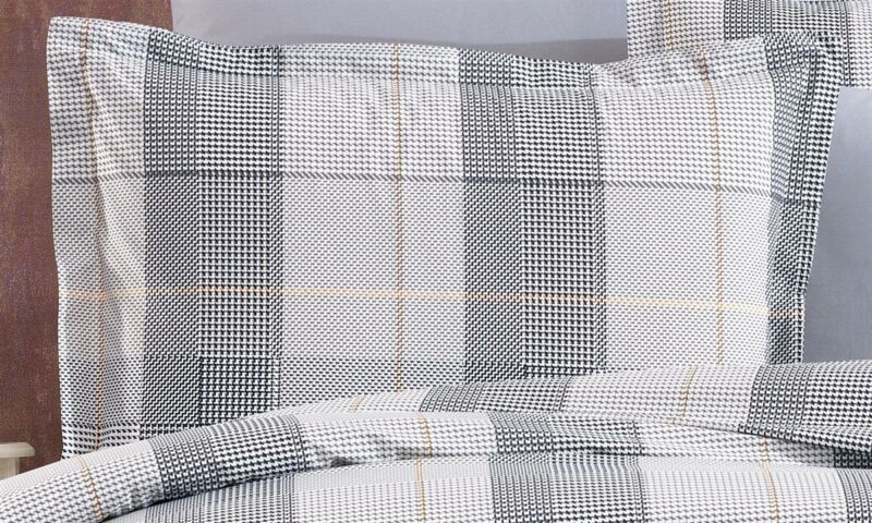 Μαξιλαροθήκη Εμπριμέ Αντιγόνη 339 50X70 Grey 100% Cotton Flannel 4574355