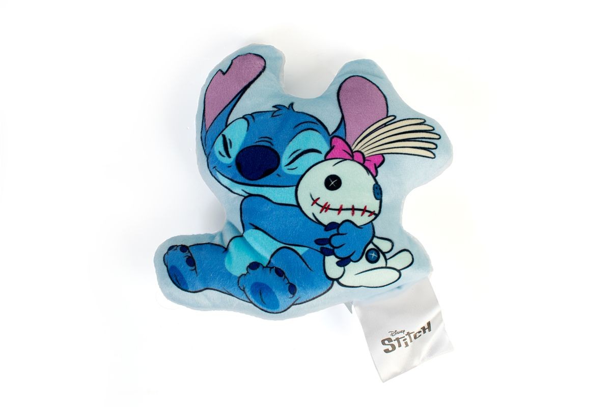 Mini Μαξιλάρι 3D AOP Disney Home Stitch 679 20 cm Sky Blue 100% Velboa