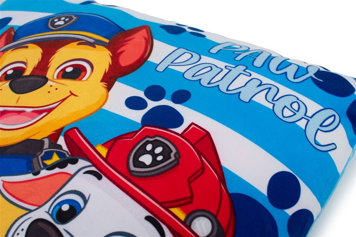 Βελούδινο Μαξιλάρι Nickelodeon Paw Patrol 46 38X38 Blue 100% Velboa - Image 3