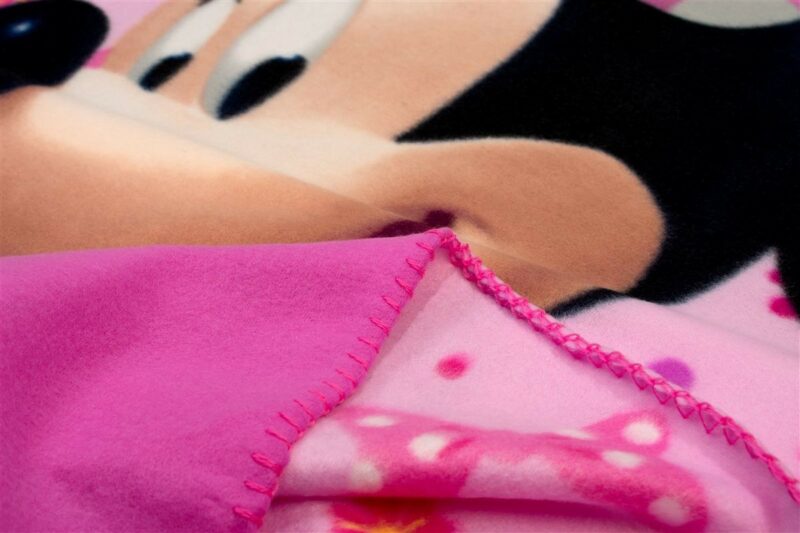 Κουβέρτα Fleece Disney Home Minnie 37 100X140 Pink 100% Polyester 5176497