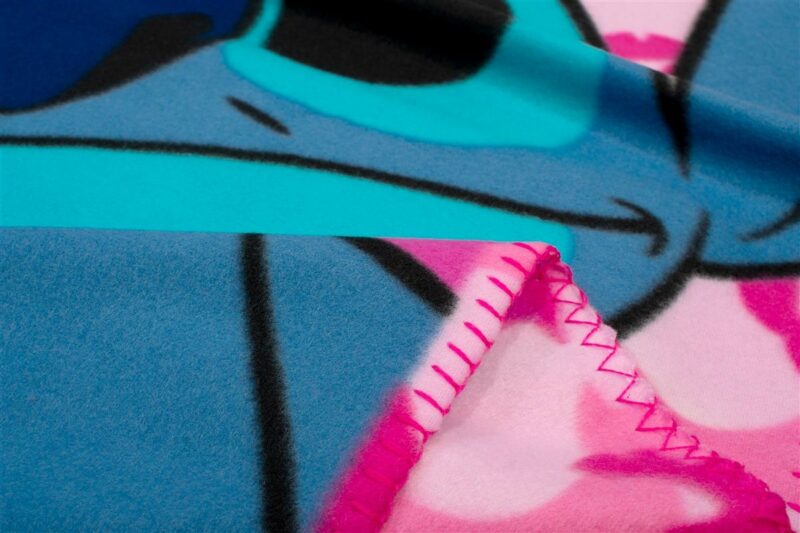 Κουβέρτα Fleece Disney Home Stitch 28 100X140 Pink 100% Polyester 5176479