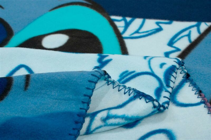 Κουβέρτα Fleece Disney Home Stitch 70 100X140 Sky Blue 100% Polyester 5176492