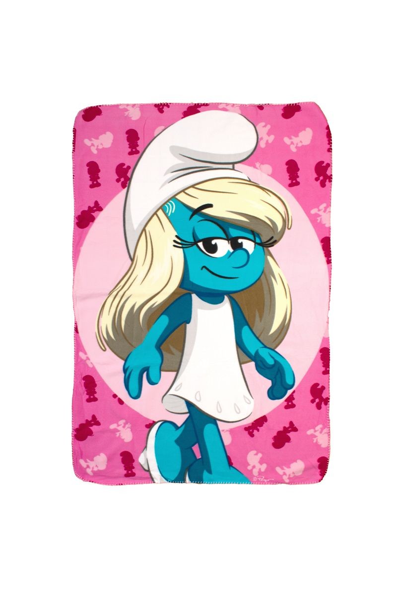 Κουβέρτα Fleece Peyo Smurfs 12 100X140 Pink 100% Polyester 5176509