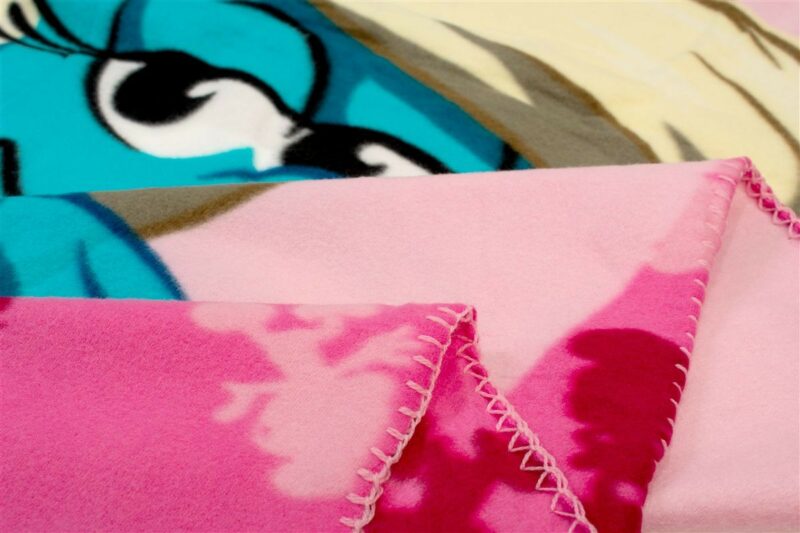 Κουβέρτα Fleece Peyo Smurfs 12 100X140 Pink 100% Polyester 5176510