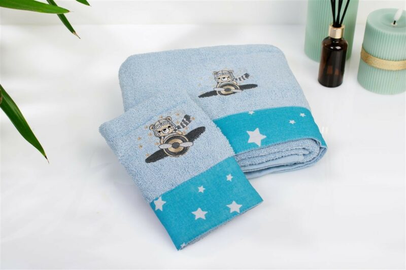 Πετσέτα Με Κέντημα Σετ 2 τεμ bebe Aviator 183 30X50 4933853