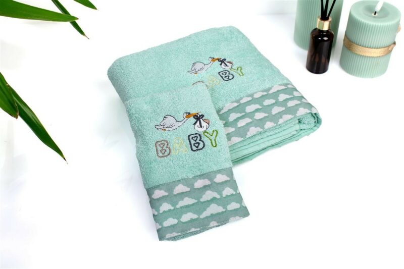 Πετσέτα Με Κέντημα Σετ 2 τεμ bebe Stork 195 30X50 4933880