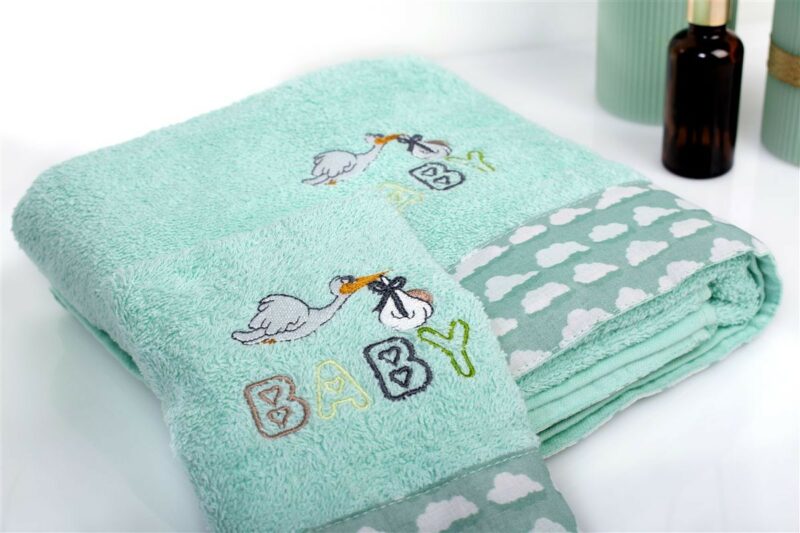 Πετσέτα Με Κέντημα Σετ 2 τεμ bebe Stork 195 30X50 4933881