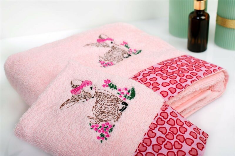 Πετσέτα Με Κέντημα Σετ 2 τεμ bebe Deer 196 30X50 4933885